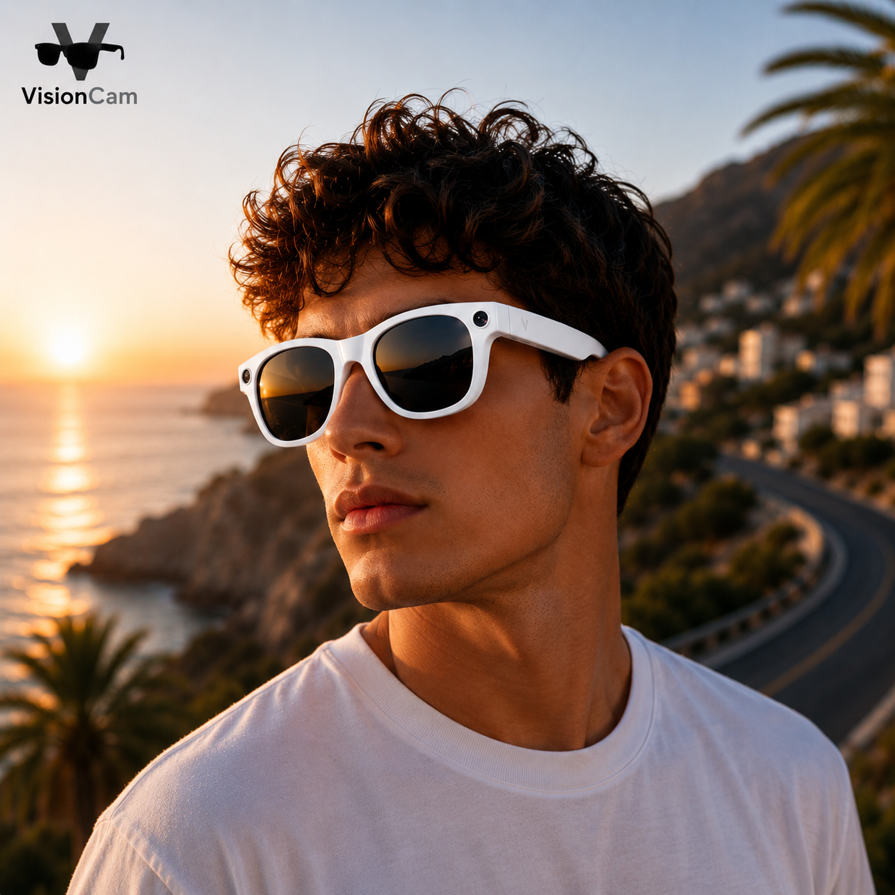 White PhotoChromic - Gafa inteligente con cámara