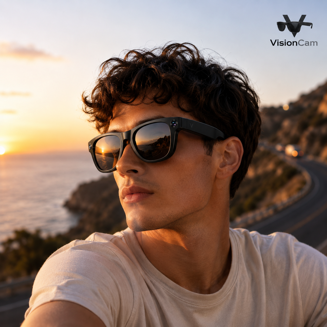 Sunglasses-Black - Gafa inteligente con cámara